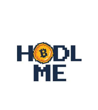 Hodl Me Bitcoin model alb pe tricou