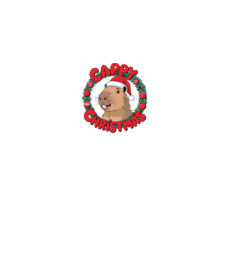 Cappy Christmas 1 model alb pe tricou