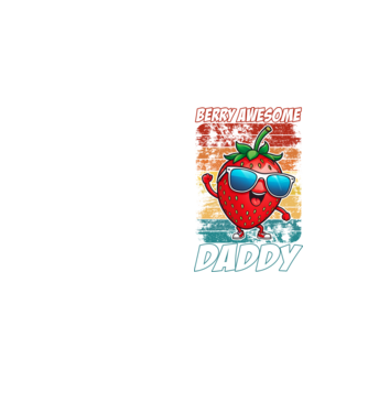 Berry Awesome Daddy Strawberry model galben neon pe tricou