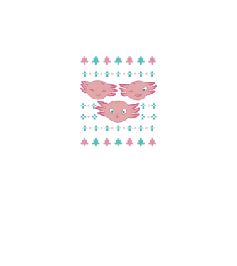 Pulover urât Axolotl model negru pe tricou