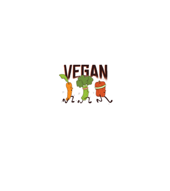 Legume vegan model alb pe tricou