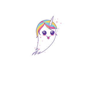 Unicorn Fantoma model roz deschis pe tricou