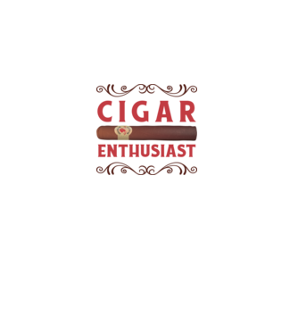 Pasionat de trabucuri model alb pe tricou
