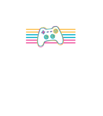 Gamer Controler Retro model turcoaz pe tricou