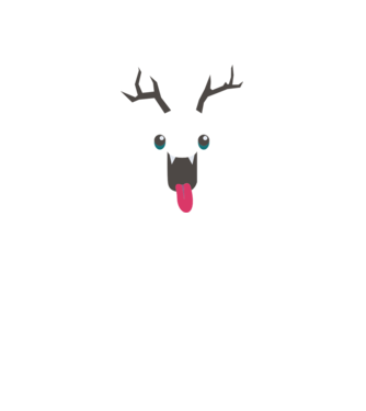 Funny Deer model galben neon pe tricou