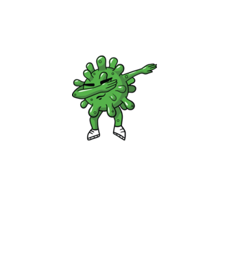 Coronavirus DAB dans model gri pe tricou