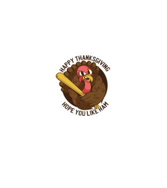 Happy Thanksgiving - Hope you like Ham model gri pe tricou