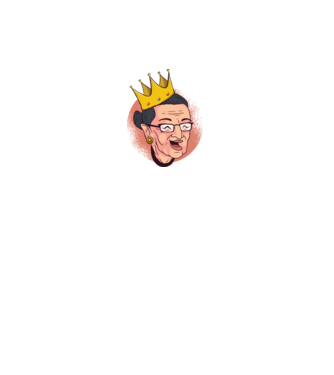 Ruth Bader Ginsburg model negru pe tricou