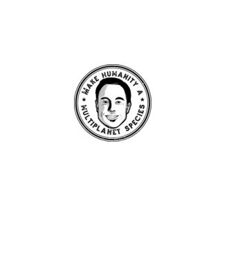 Make humanity a Multiplanet species Elon Musk model gri pe tricou