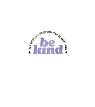 Be kind model gri pe tricou