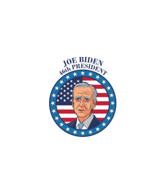 Joe Biden cel de-al 46-lea președinte al SUA model alb pe tricou