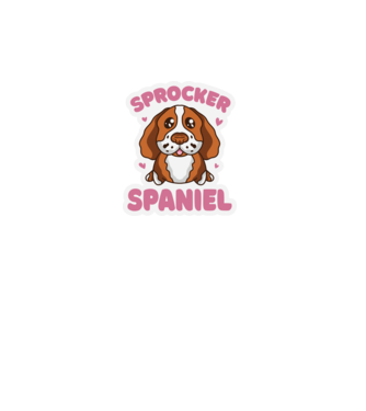 Sprocker Spaniel model turcoaz pe tricou