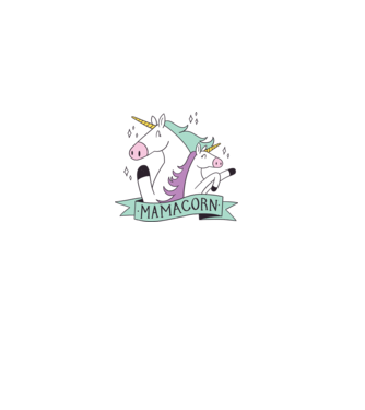 Mamacorn model roz deschis pe tricou