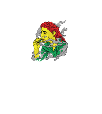 Dreadlock model negru pe tricou