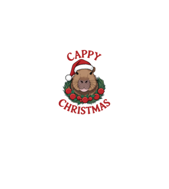 Cappy Christmas 2 model alb/roșu pe tricou