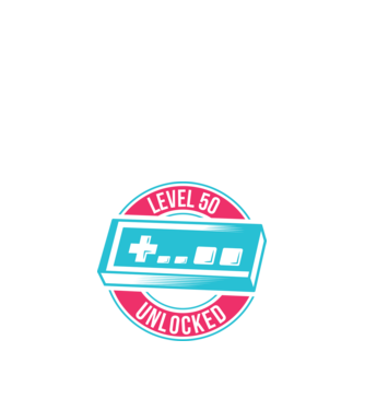 Level 50 Unlocked 50th Birthday model alb pe tricou