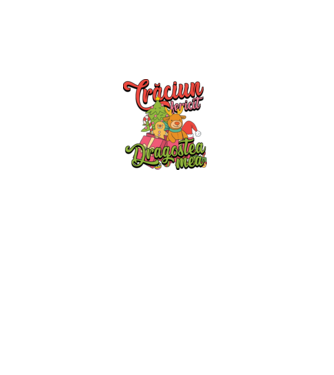 CRĂCIUN FERICIT DRAGOSTEA MEA model negru pe tricou