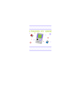 I paused my game to be here - Gamer pulovăr urât model negru pe tricou