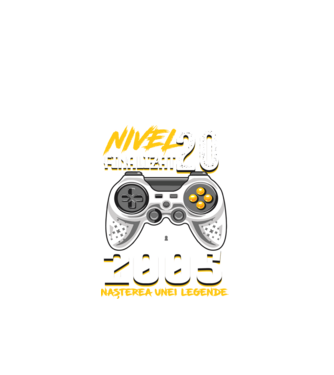 Nivel Finalizat 20 2005 model negru pe tricou