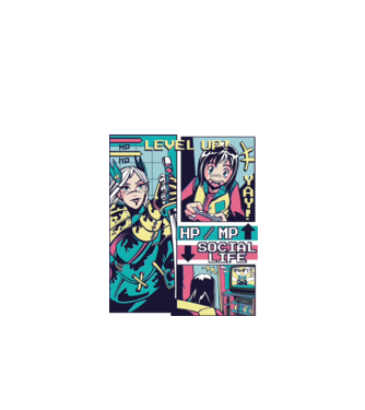 Anime Vaporwave benzi desenate model alb pe tricou