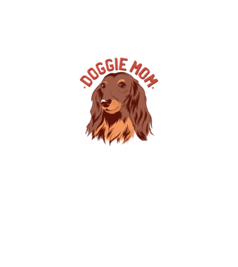 Mamă de Câine model alb pe tricou
