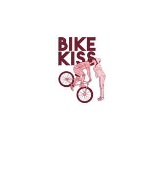 Pupici cu bicicletă model alb pe tricou