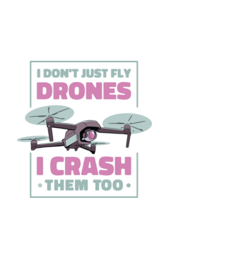 Tricou drone model negru pe tricou
