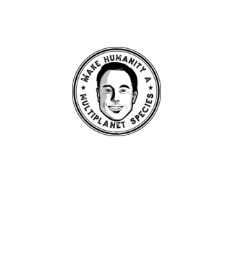 Make humanity a Multiplanet species Elon Musk model gri pe tricou