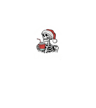 Dead inside, but it's christmas Negru model negru pe tricou