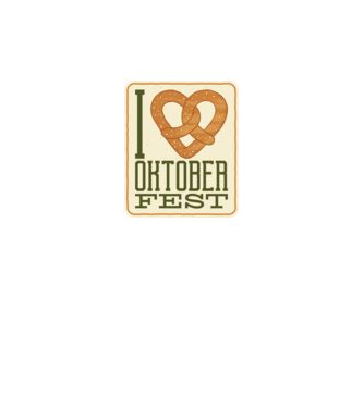 I Love Oktoberfest model negru pe tricou