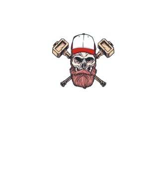 Craniu Viking model gri pe tricou