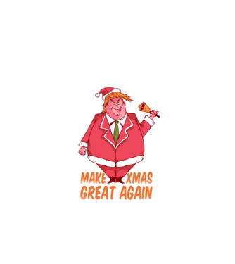Make Xmas Great again Trump tricou amuzant Crăciun model negru pe tricou