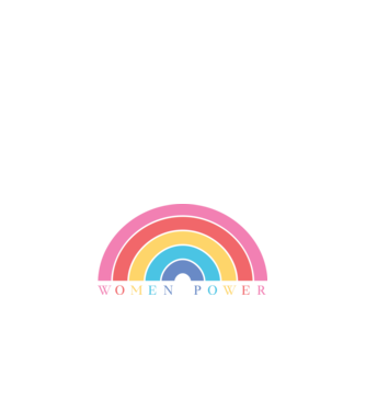 Women Power Curcubeu Ziua Femeii model albastru închis pe tricou