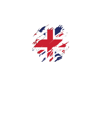 UK Steagul Regatului Unit model negru pe tricou