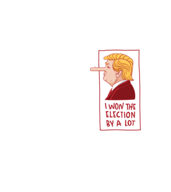 Pinocchio Trump model galben neon pe tricou