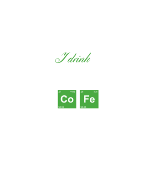 i drink insane amount of coffee model negru pe tricou
