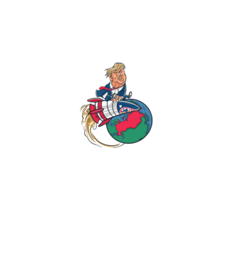 Trump bombă model gri pe tricou