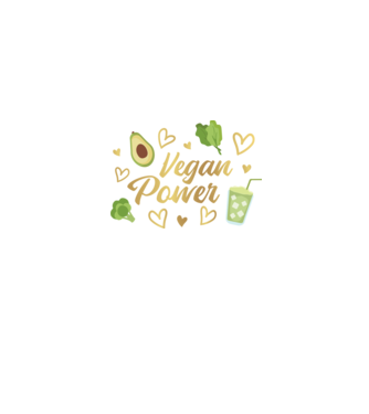 Vegan Power tricou vegan model albastru jeanși pe tricou