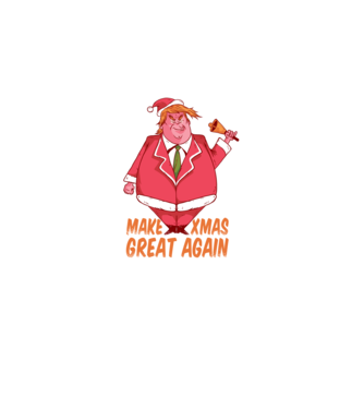 Make Xmas Great again Trump tricou amuzant Crăciun model albastru închis pe tricou