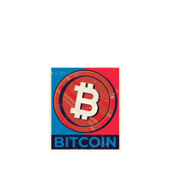 Bitcoin Criptomonedă model negru pe tricou
