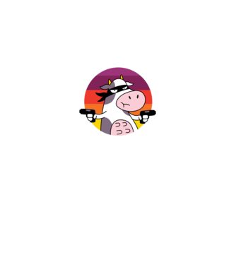 Pew Pew Pew Madafakas Vacă model negru pe tricou
