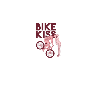 Pupici cu bicicletă model alb pe tricou