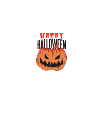 Happy Halloween Pumpkin model alb pe tricou
