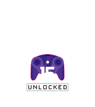 Level 15 Unlocked Gamer Birthday model negru pe tricou