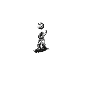Astronaut Lună model negru pe tricou