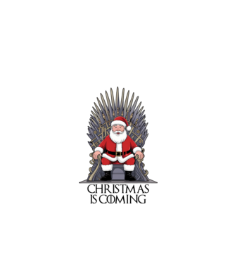 Christmas is Coming Alb model alb pe tricou