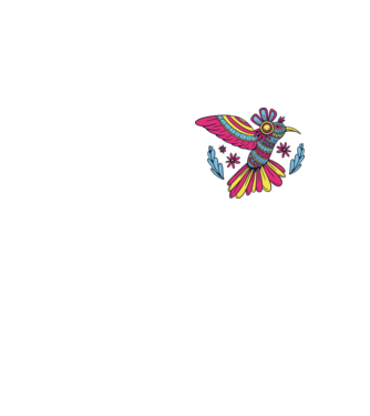 Mandala Colibri model galben neon pe tricou