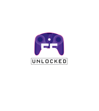 Level 55 Unlocked Gamer Birthday model negru pe tricou