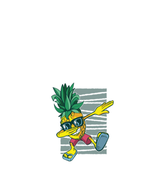 Ananas DAB dans model nisipiu pe tricou