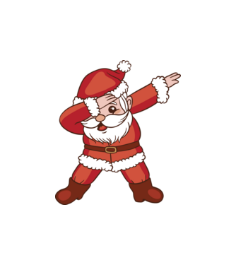 Santa Dab model nisipiu pe tricou